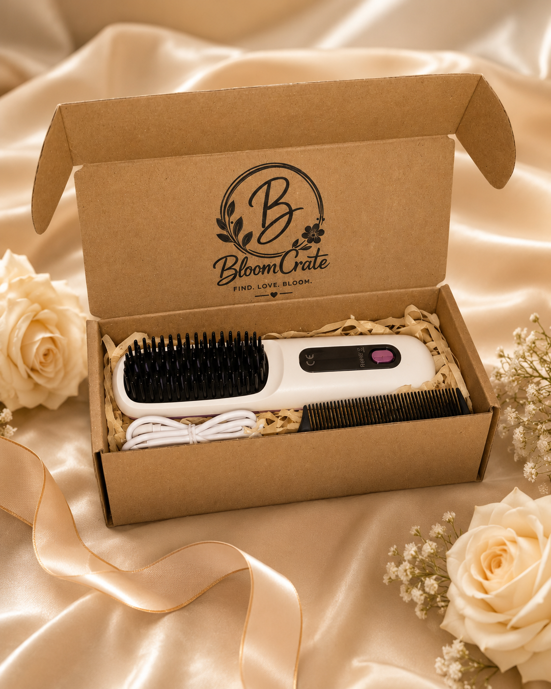 Portable Hair Straightening Brush