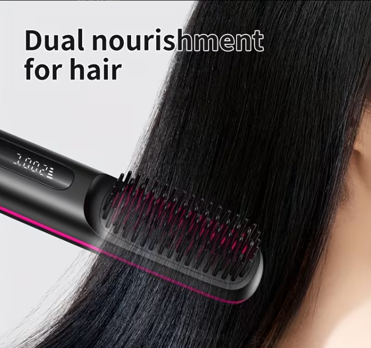 Portable Hair Straightening Brush
